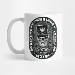 Faded Deacon Johns Voodoo Emporium Voodoo Skull Mug